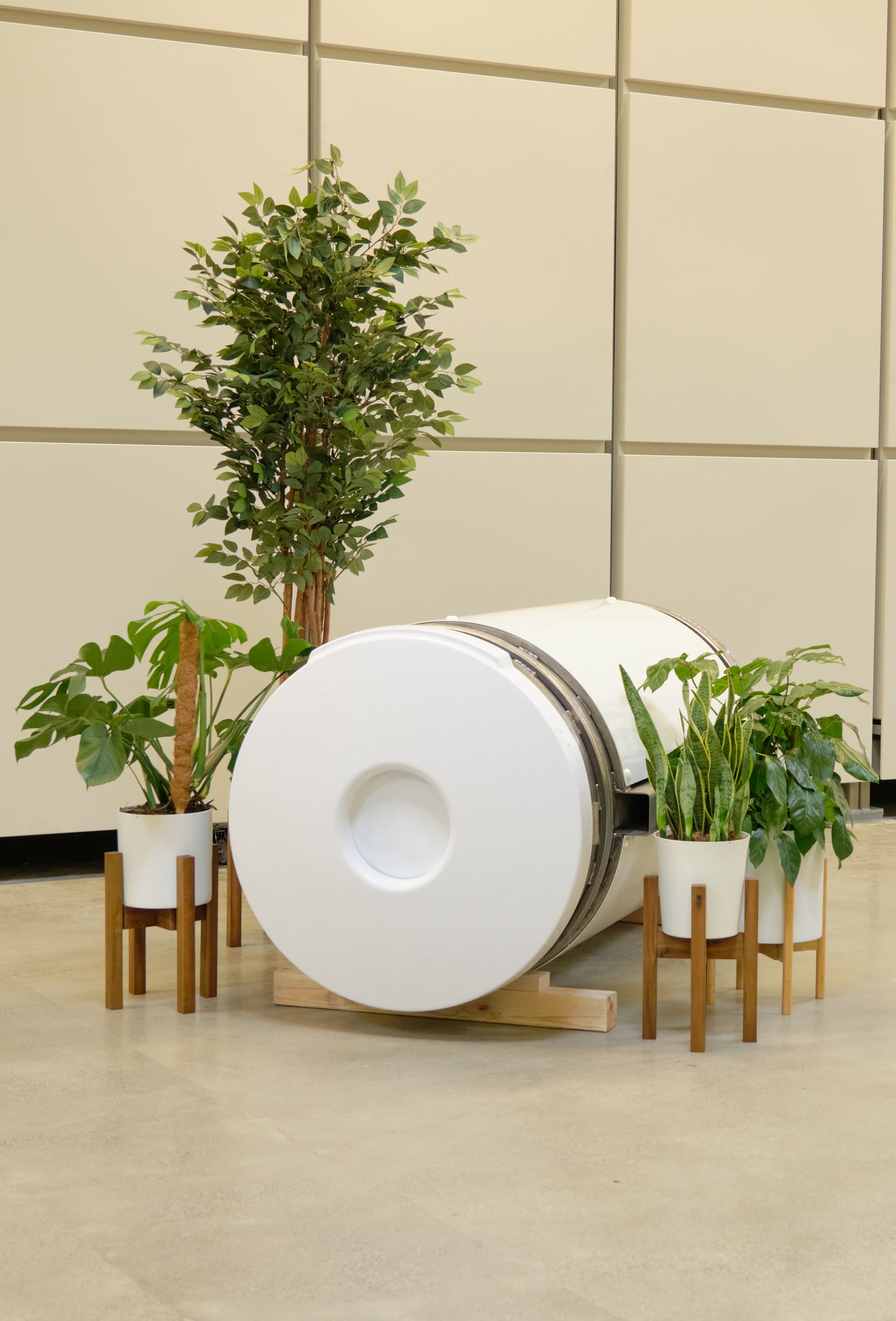 Human composting facility - Earth